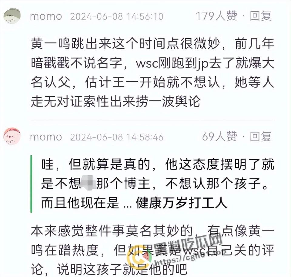 王思聪当爹啦！【黄一鸣】点名王思聪看孩子被拉黑 评论区被炸 女方删评抹除痕迹-5