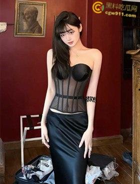 上海高颜值御姐【赵琳娜】，为旅行竟卖身援交，跟金主玩3P调教，黑丝美乳跪地口交，被各种姿势打桩爆操 ！-2