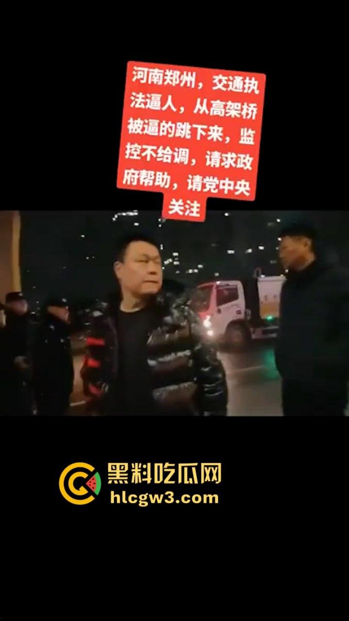 河南货车司机遭交警截停冲动跳桥 直接落地成饼 交警当场懵逼 却被曝出司机老婆才是罪魁祸首?-8