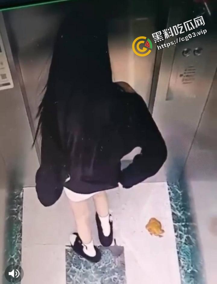 河南驻马店 不文明行为！女子在电梯内排泄 无视监视器淡定离开-5