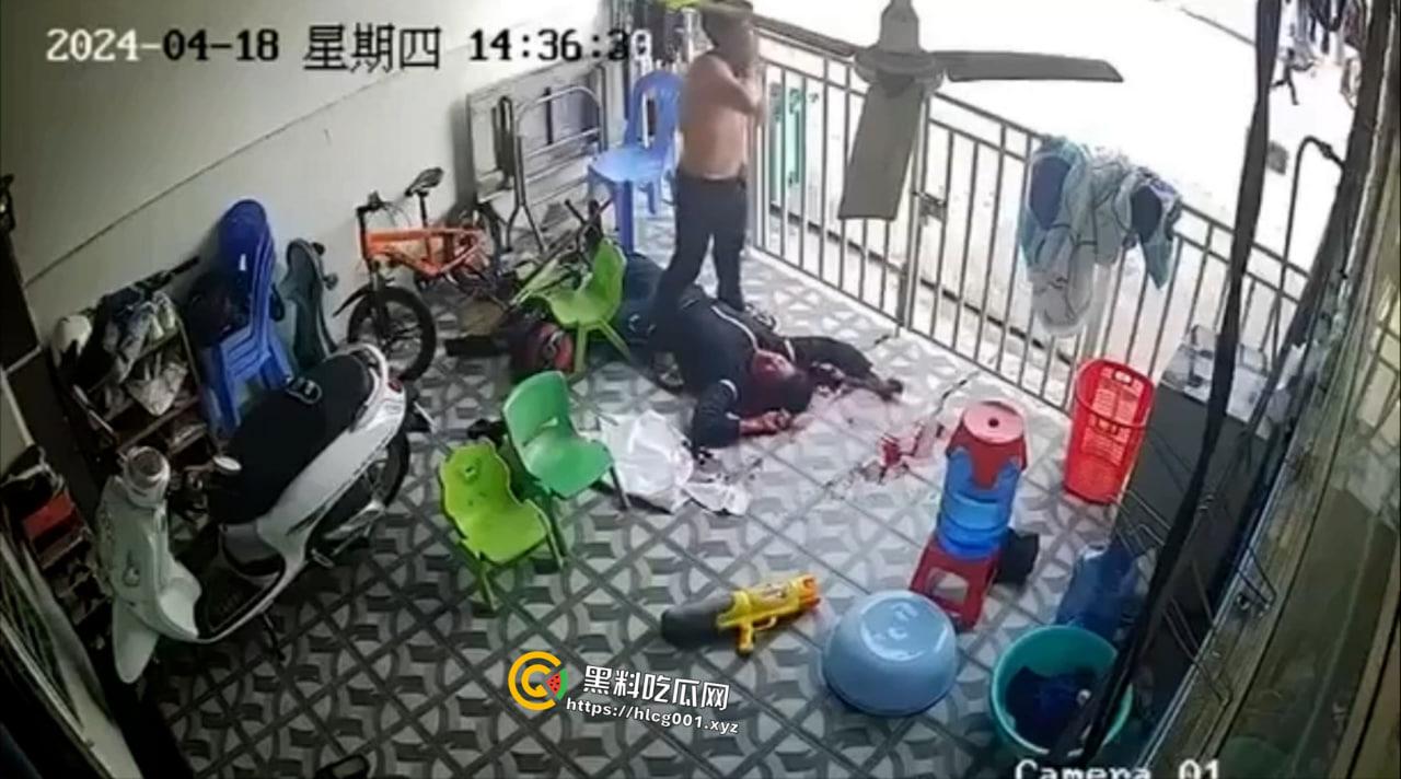 柬埔寨痴情男发现女友已有家庭孩子 怒上心头血刃渣女后自杀 现场血腥画面流出-5