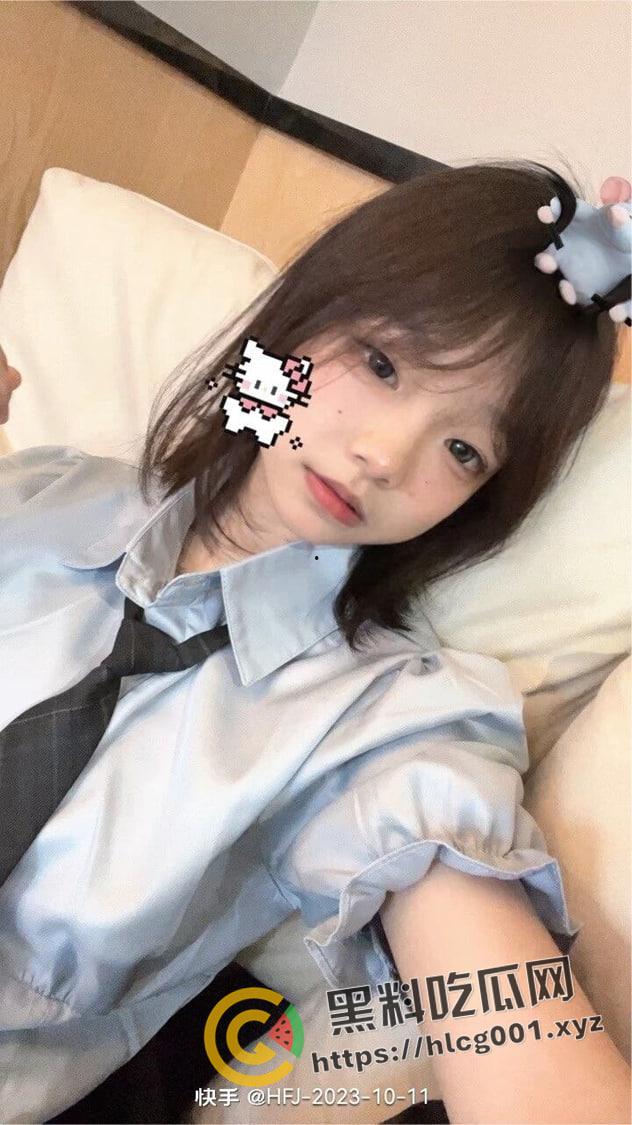 广东惠州技师学院【黄志琴】快手小网红 精神小妹反差自拍被男朋友流出 好东西就要大家一起看-8