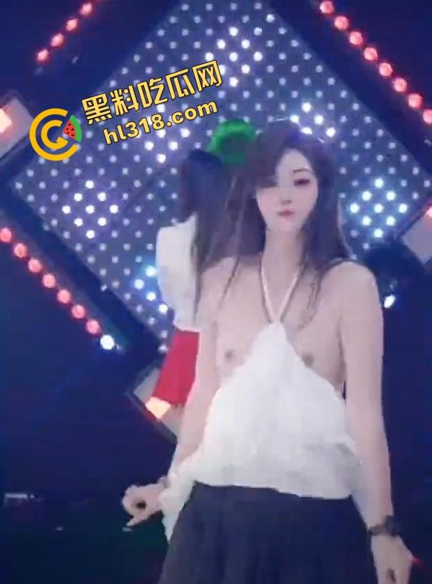 抖音团播跳舞激情过头,女主播衣服掉了俩奶子全露,自己还跳得贼开心,直播间直接封号!-8