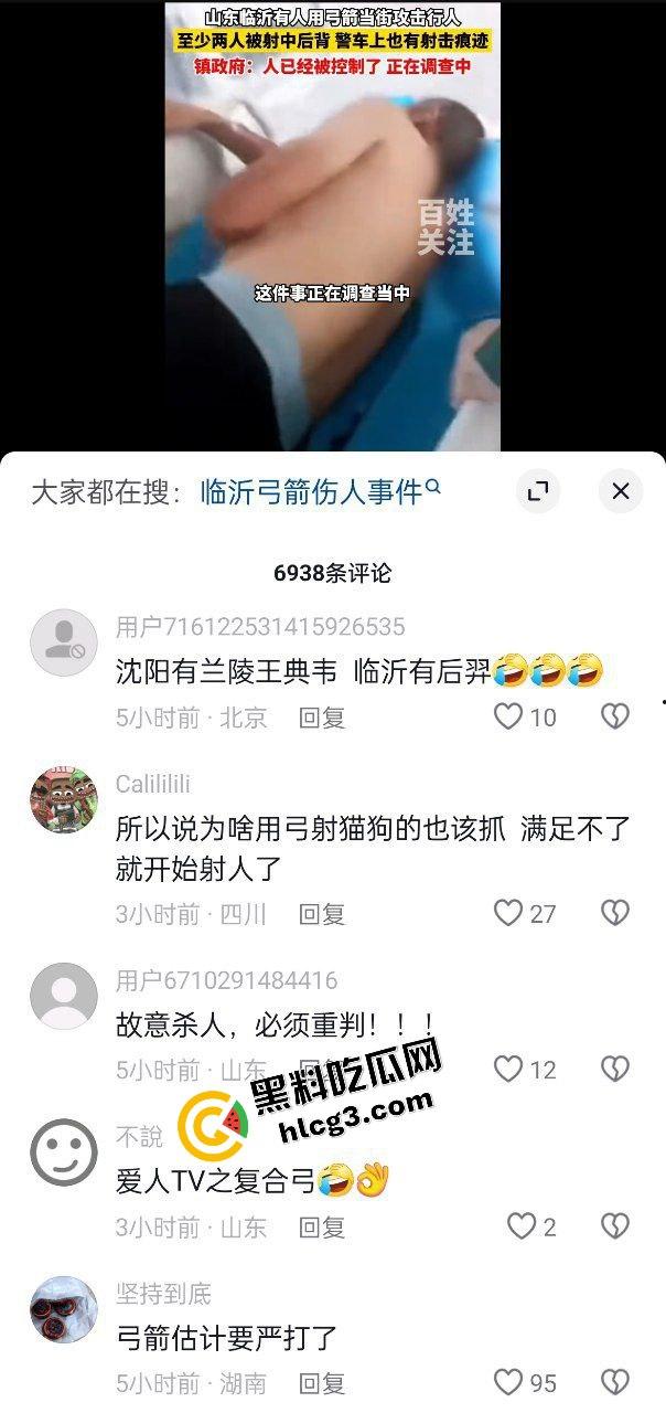 山东临沂惊现国服后羿!一男子手握弓箭射击路人 仿佛置身游戏 乱箭射伤2人与汽车!-2