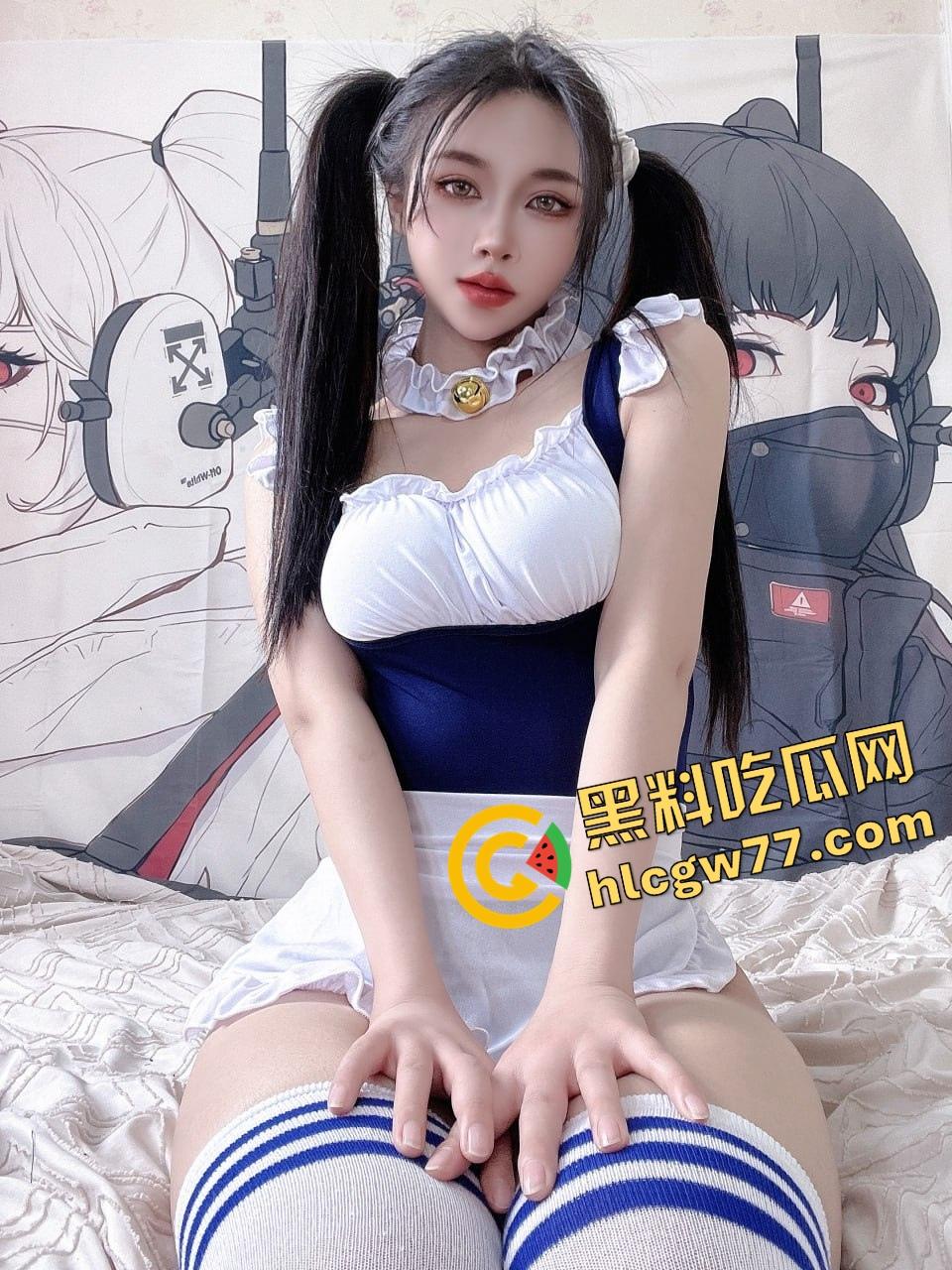 谁懂？双马尾一拽就开骚模式，制服福利姬【Lalion】全程不带喘的肉棒刚贴脸就自动舔到根!-9