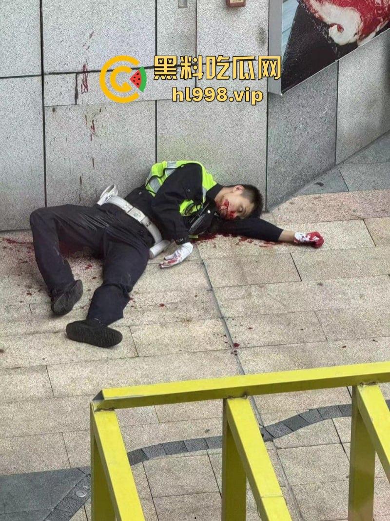 胆大包天当街袭警 四川安岳两名交警查为电车被抹脖 场面血腥-3