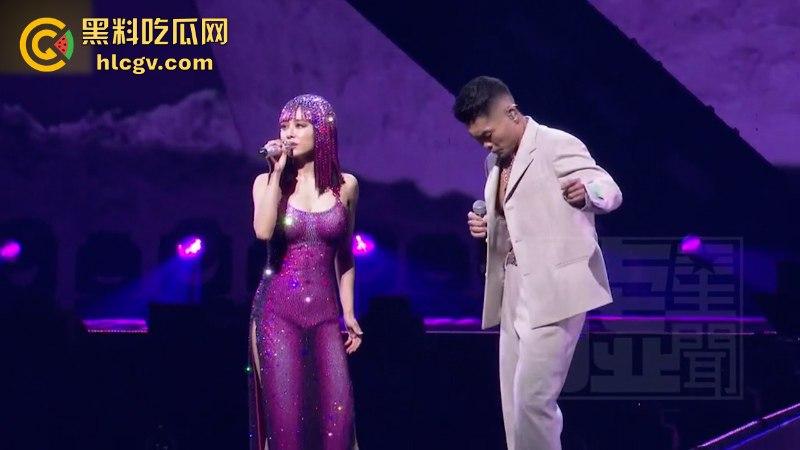 “地才就是地才!完美”蔡依林演唱会漏点 紫色连体衣惊现大尺度造型 三点全露 性感爆棚!-7