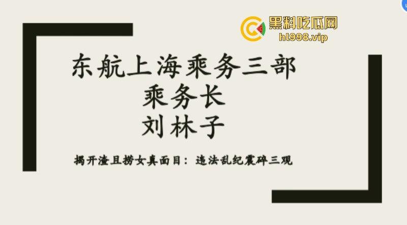 东航上海乘务三部乘务长【刘林子】恋爱期间出轨多名男子 诈骗粉丝30余万 男友揭开渣女真面目PPT！-1