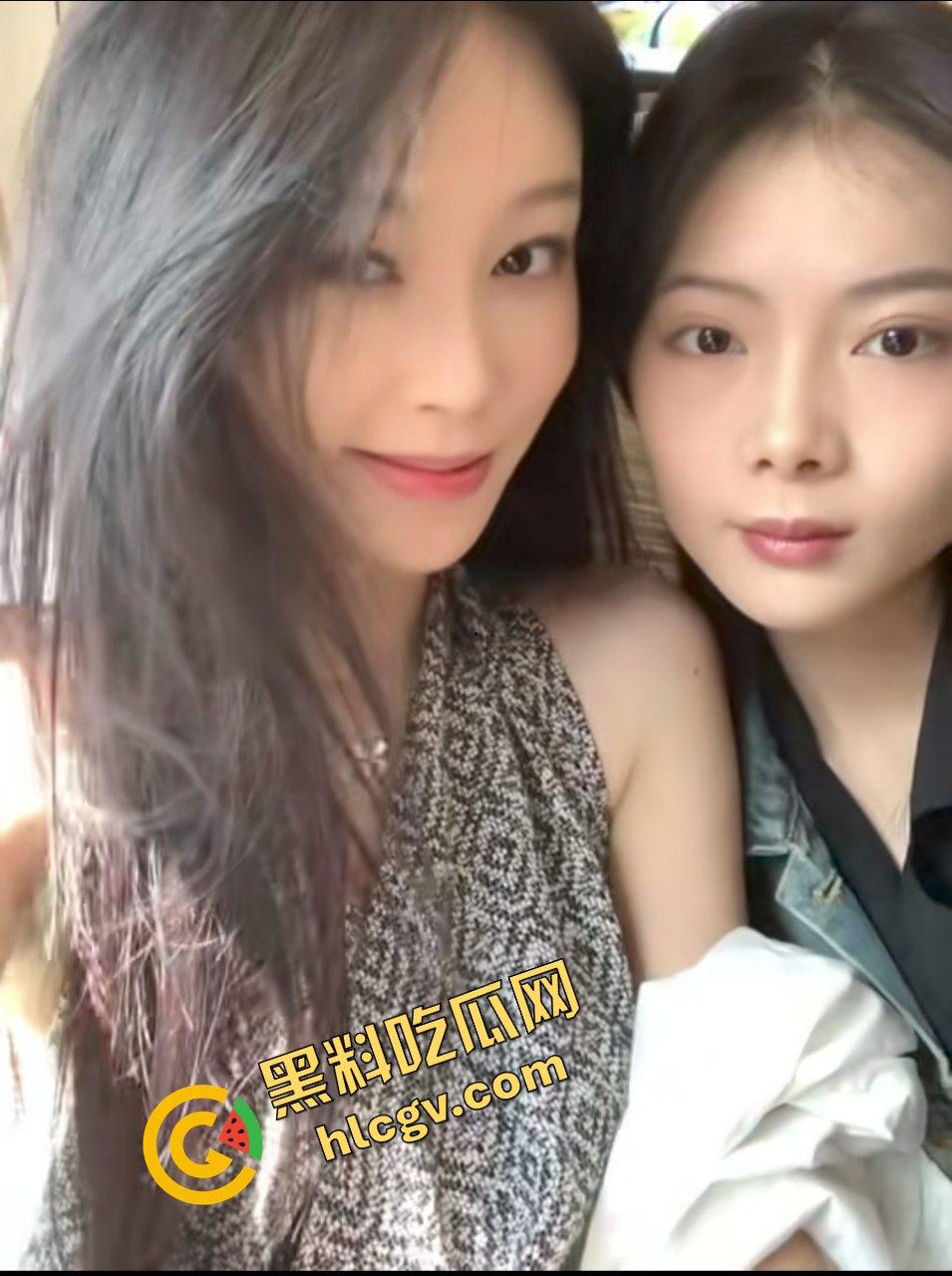 抖音极品女同姐妹网红『饭饭fan』姐妹恋爱 没鸡巴怎么行？与土豪大哥开房双飞 独家曝光！-7