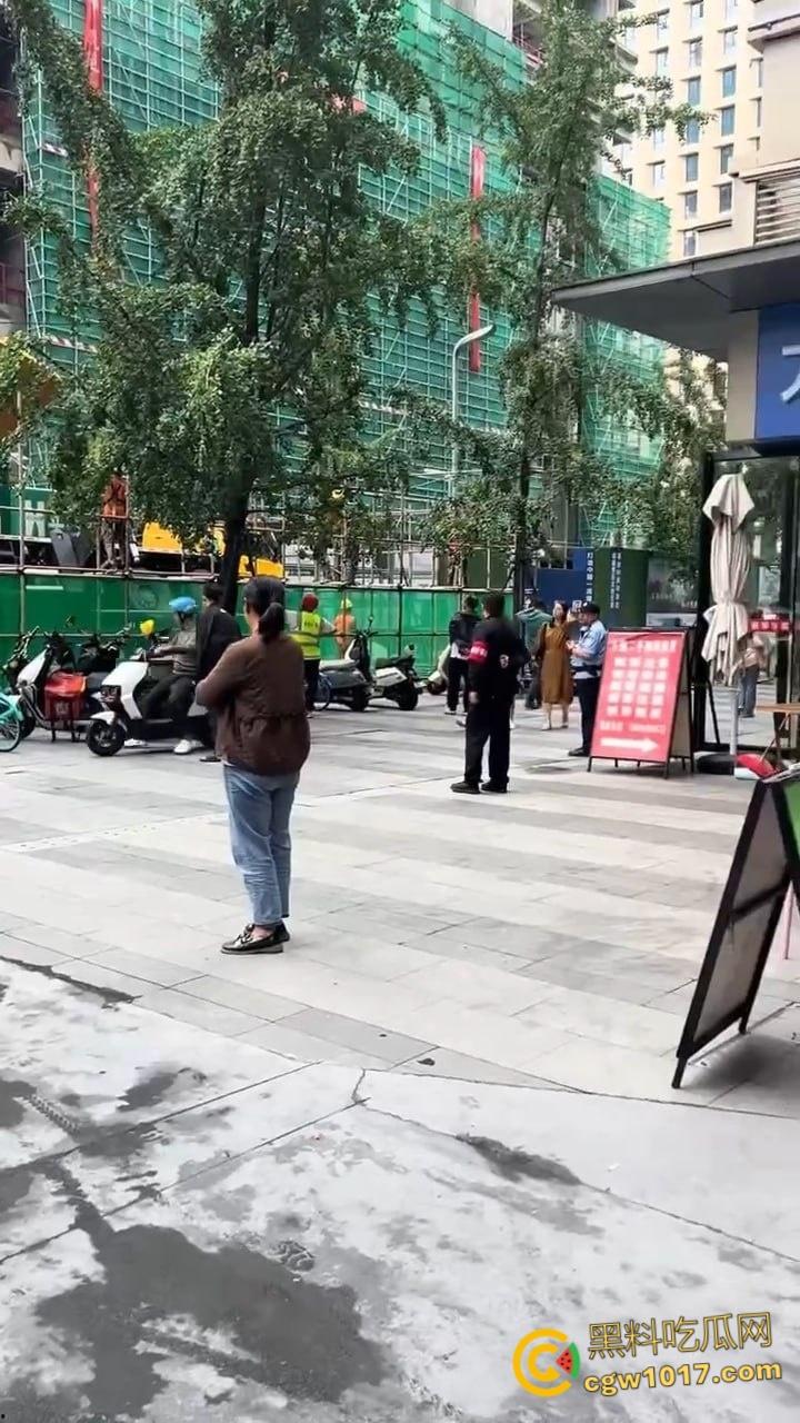 成都武侯工地黄色吊车失衡翻倒,机械臂猛砸脚架,尘土飞扬巨响震天,机械臂严重受损损失几万!-1