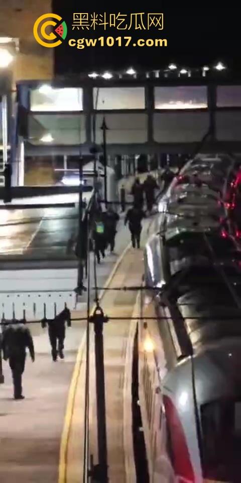 英国一火车发生持刀行凶事件！有多人被送往医院治疗，已有两人被警方逮捕，现场围满了警察像拍电影一样！-3