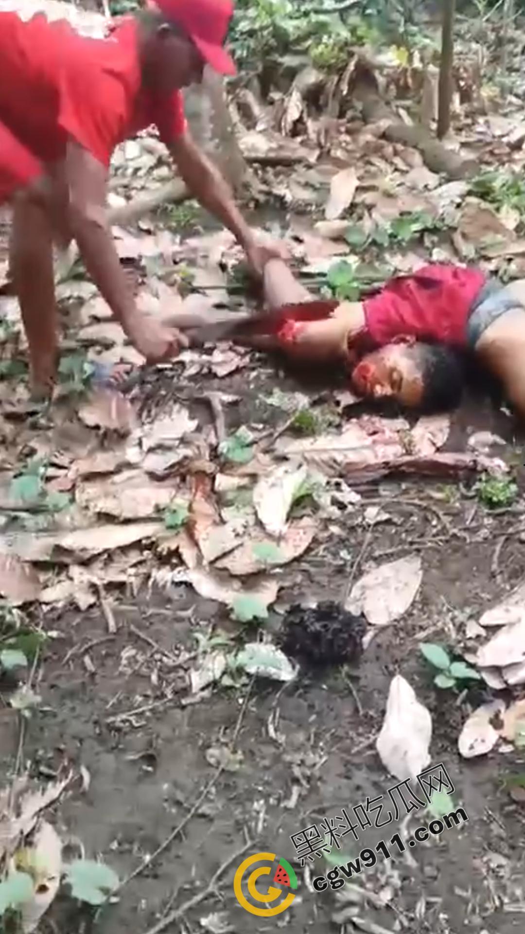 墨西哥毒枭残暴行径：年轻帮派成员遭野外肢解处决，鲜血四溅，画面极度血腥恶心，胆小者勿点-7