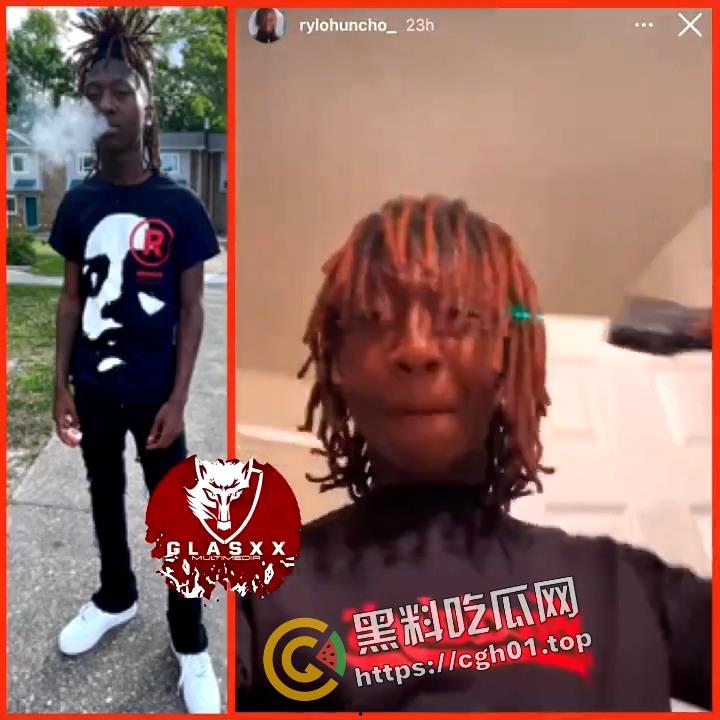 外网疯传!精神尼哥秀手枪 失误把自己给崩了 果然人傻注定活不久-1