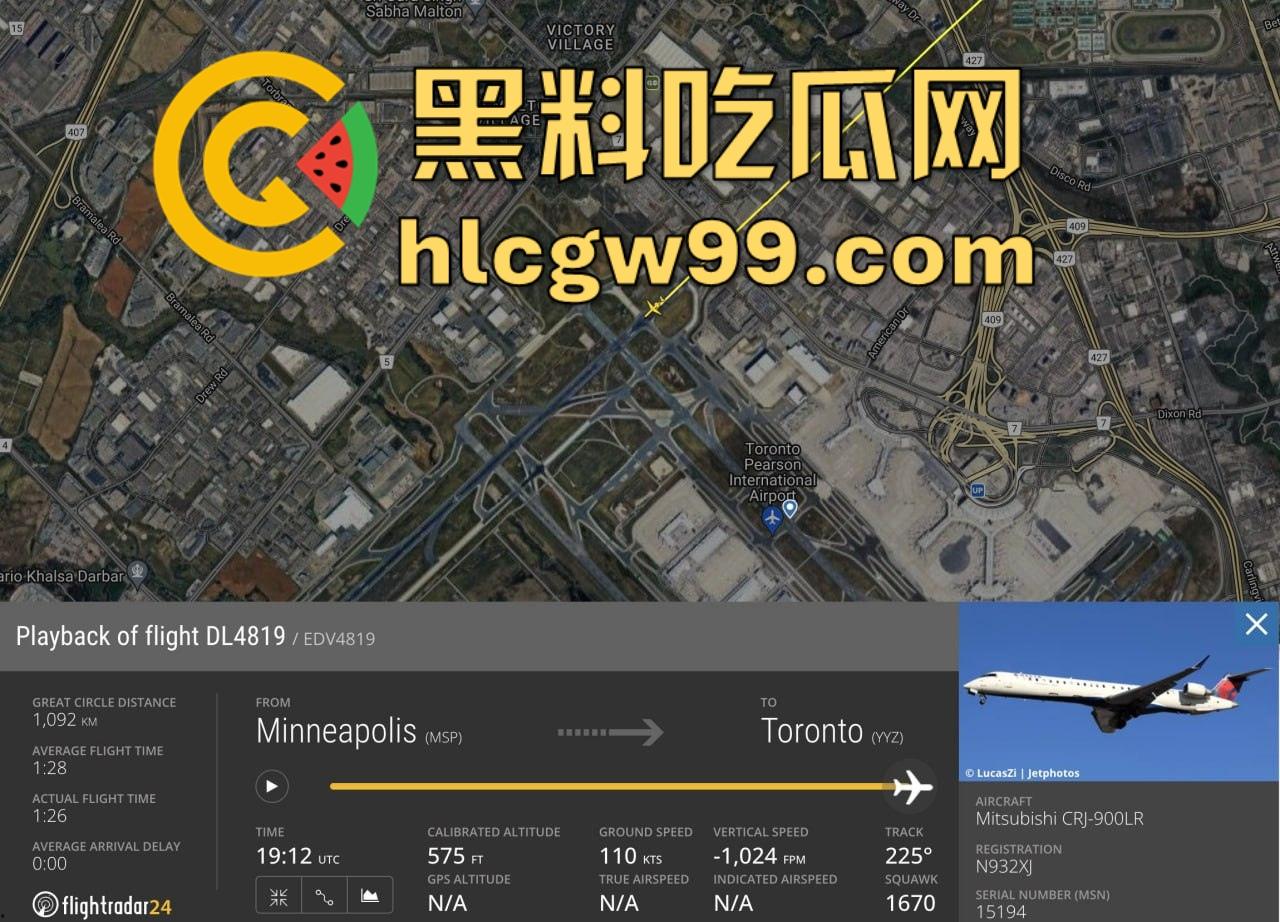 美国飞机又又又出事了!明尼苏达州飞往多伦多皮尔逊的飞机机腹朝天降落,堪比电影特效,幸好没人死亡。-12