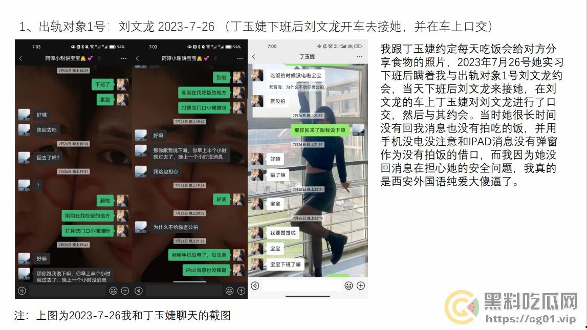 西安外国语大学 ACCA 专业  丁玉捷 时间管理大师长期出轨脚踩三条船！被正宫男友怒做63页PPT详细深扒！-7