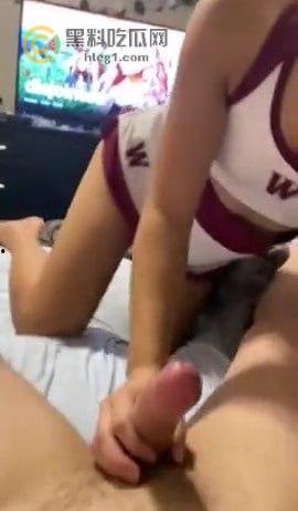 校园禁忌情!大学学长与啦啦队学妹开房激情四射,床单秘密被曝光!-1