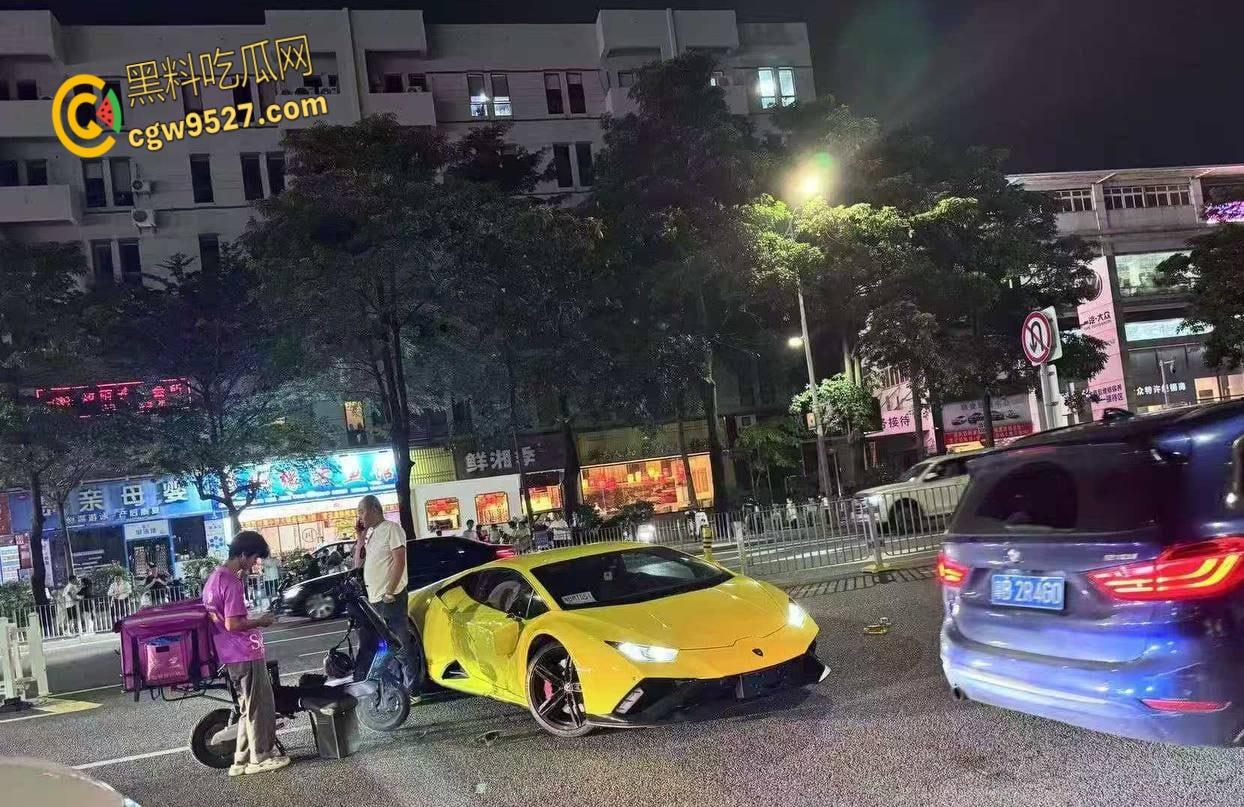 深圳外卖小哥小电驴狂飙,撞上拐弯兰博基尼,只罚500块逃过大劫,差点卖房倾家荡产,街头惊魂一夜 !-4