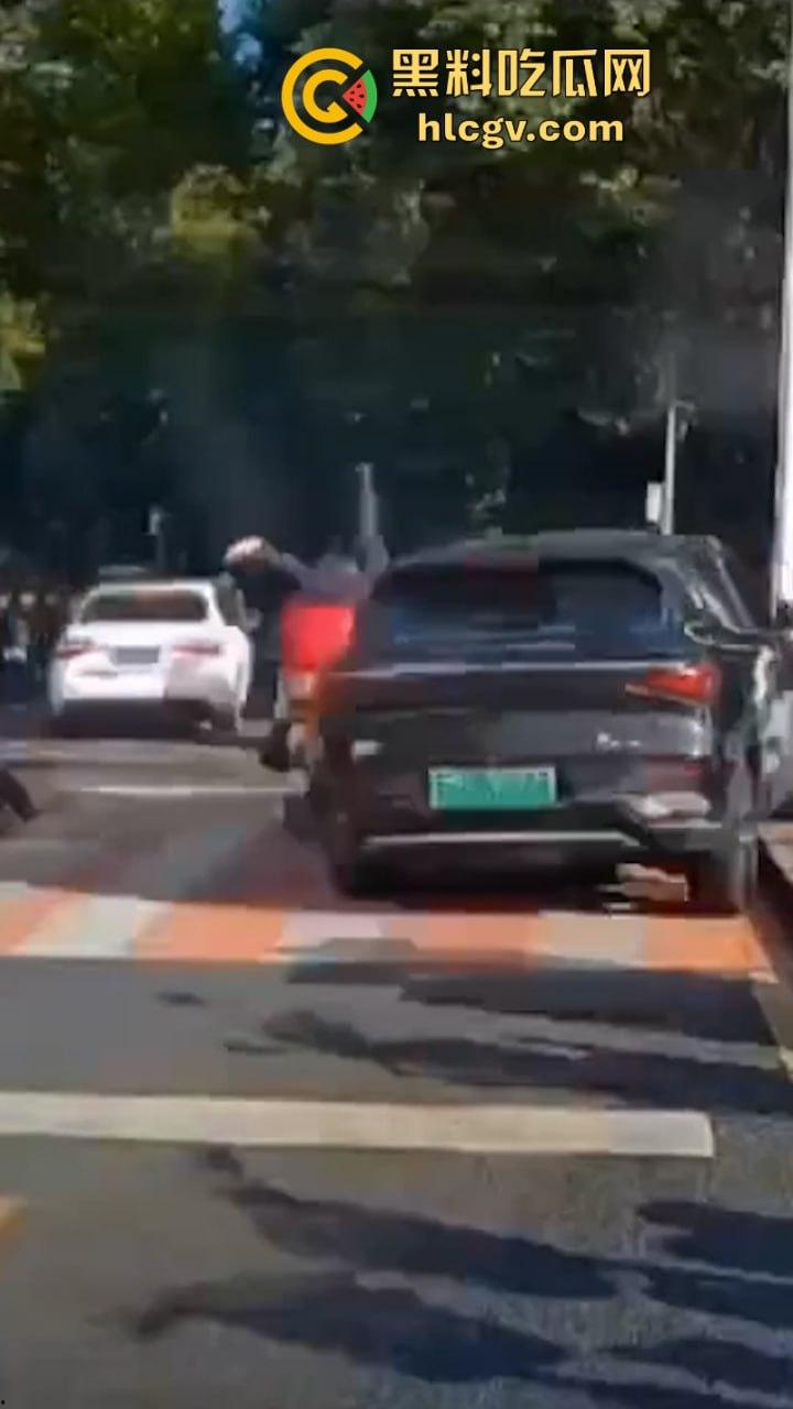 “我勒个骚刚!车子自己跑的”苏州吴江区女子驾车操作不当 路灯杆前的惊魂一撞致多人受伤!-8