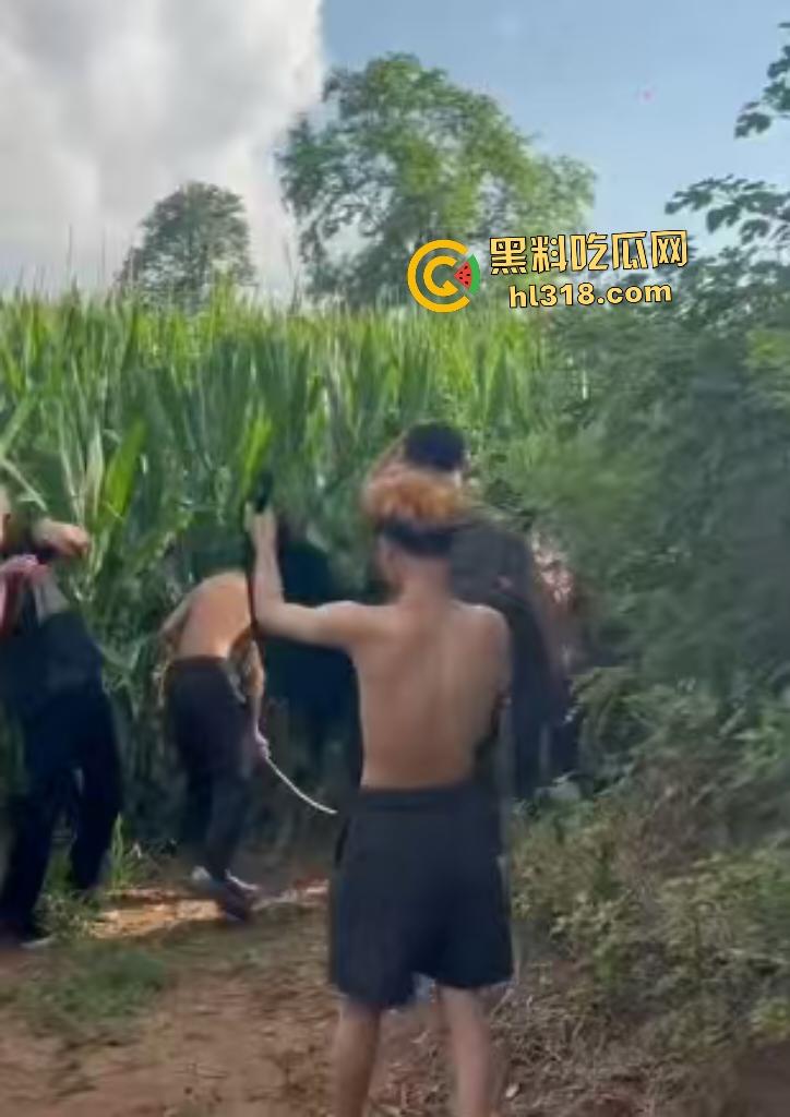 河北邢台精神小伙们因男生考试不给抄答案直接拉到树林旁暴揍，一旁拍照女生还说好帅啊！-2