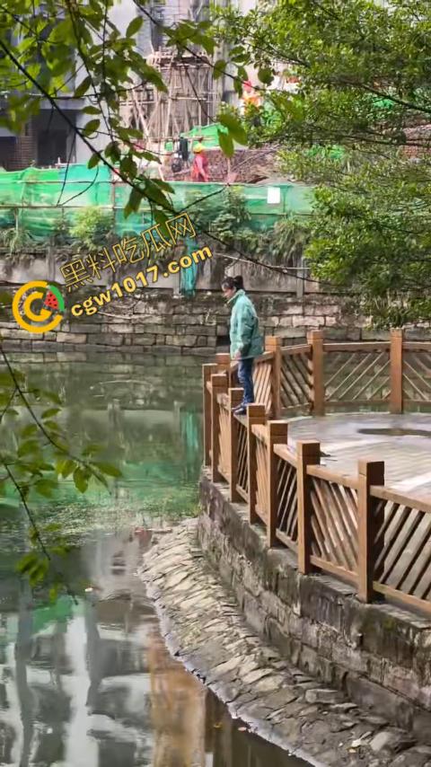 重庆湖边惊魂:绝望女子跳湖,勇敢路人生死救美,惊险拯救,揪心一刻,心跳加速,惊险刺激!-1