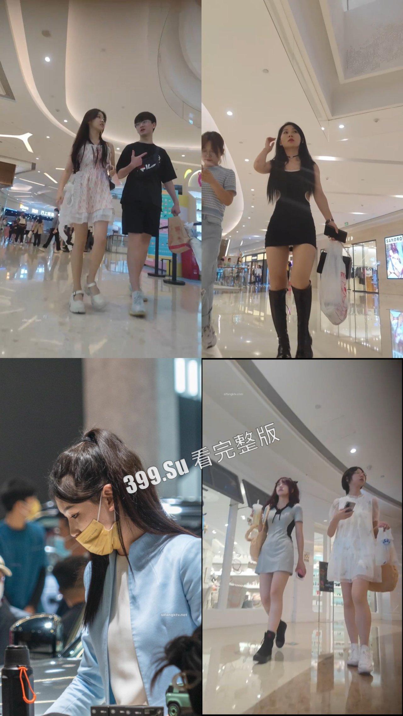 偷拍抄底 无孔不入 男朋友在身边也保护不住内裤( 2023上海车展 商场 宾馆双面镜 厕所) (三)-2