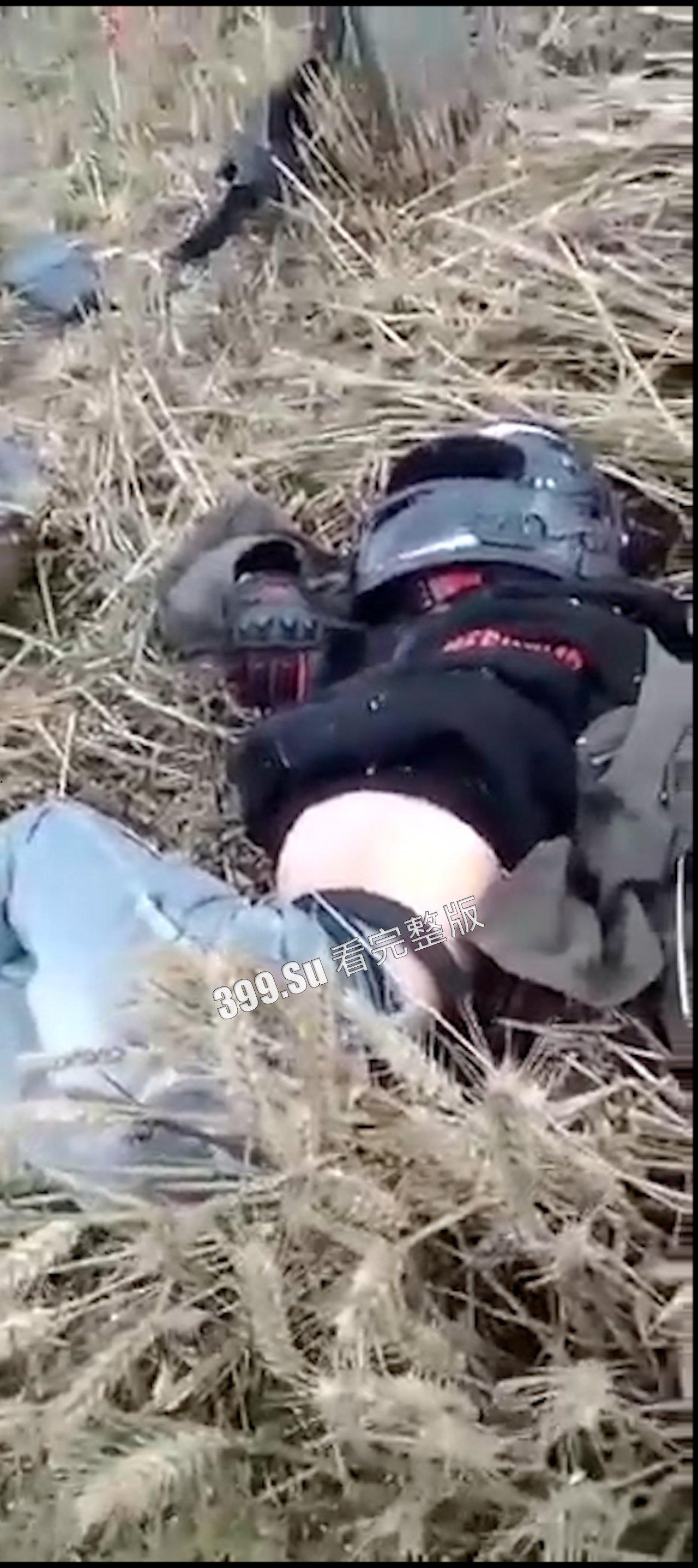 车祸现场 最近骑士们的运气可不太好,摩托车可遭老罪了-3