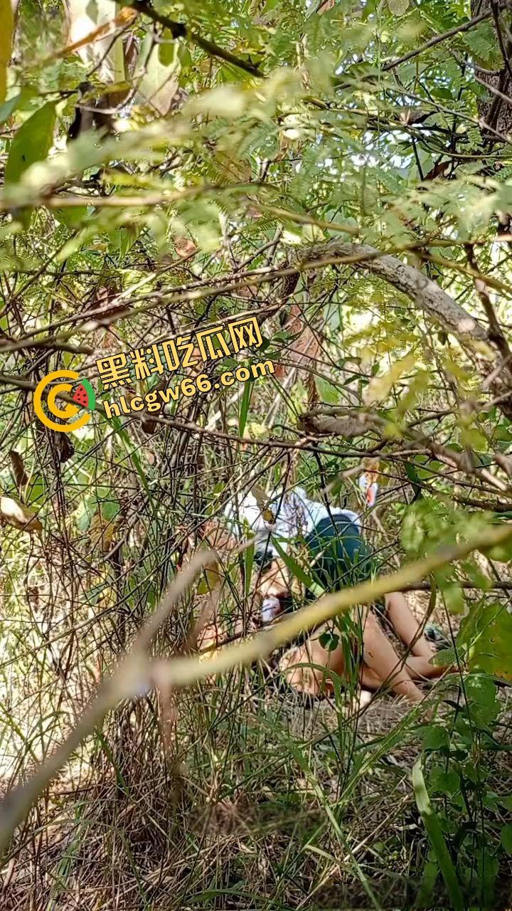 夏天的第一炮,小情侣树林野战开操果园大哥路过拍下全程,屁股抬得比桃子高,万物复苏逼也骚!-10