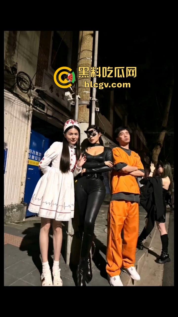魔都万圣节夜晚骚鸡满街遍布,COS服装养眼又勾魂!上海这波夜生活『许文强』都说真香!-22