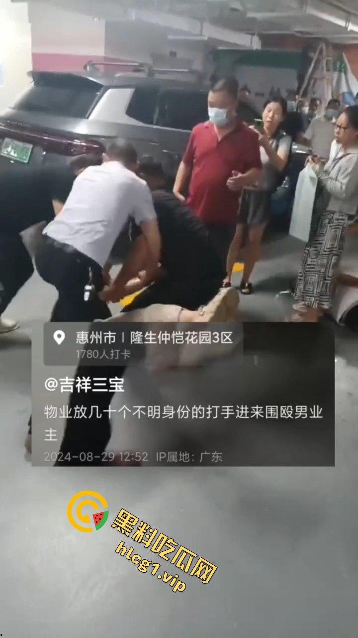 广东惠州惊现黑社会物业?网传物业放几十人围殴业主!-3