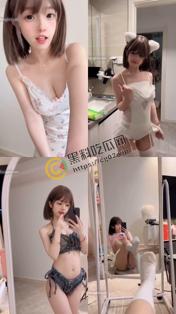 抖音 百万粉丝 咬一口妃妃酱 反差少萝莉 看起来软软香香的 白眼吐舌玉足 微密圈付费福利合集-3