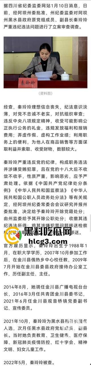 【惊天内幕】四川85后美女副县长秦玲玲被查,秘密与企业老板啪啪啪视频流出,升迁背后的腐败丑闻曝光!-3