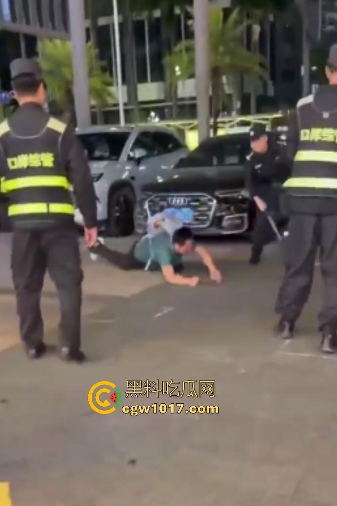 11月17日晚广东珠海拱北火车站突发持刀伤人事件，男子随机追砍路人多人受伤，保安联合警方制服嫌疑人！-5