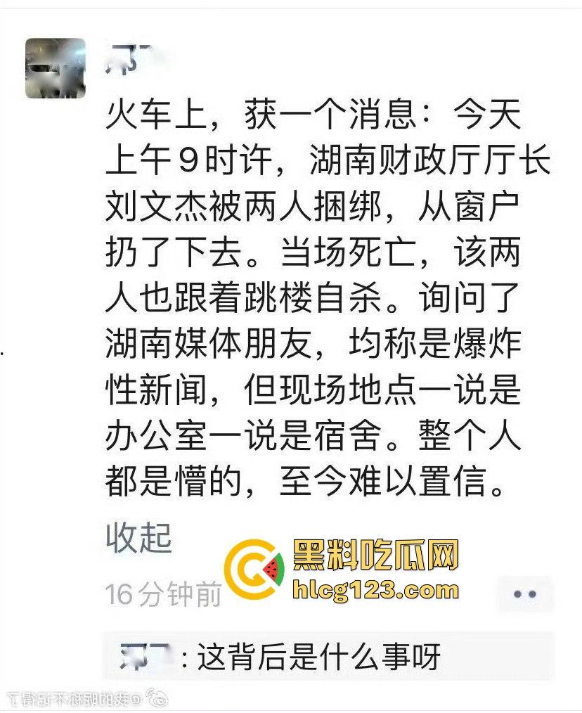 湖南财政厅长刘文杰离奇坠楼死亡!政协委员涉案,新闻被迅速封杀,真相成谜!-13