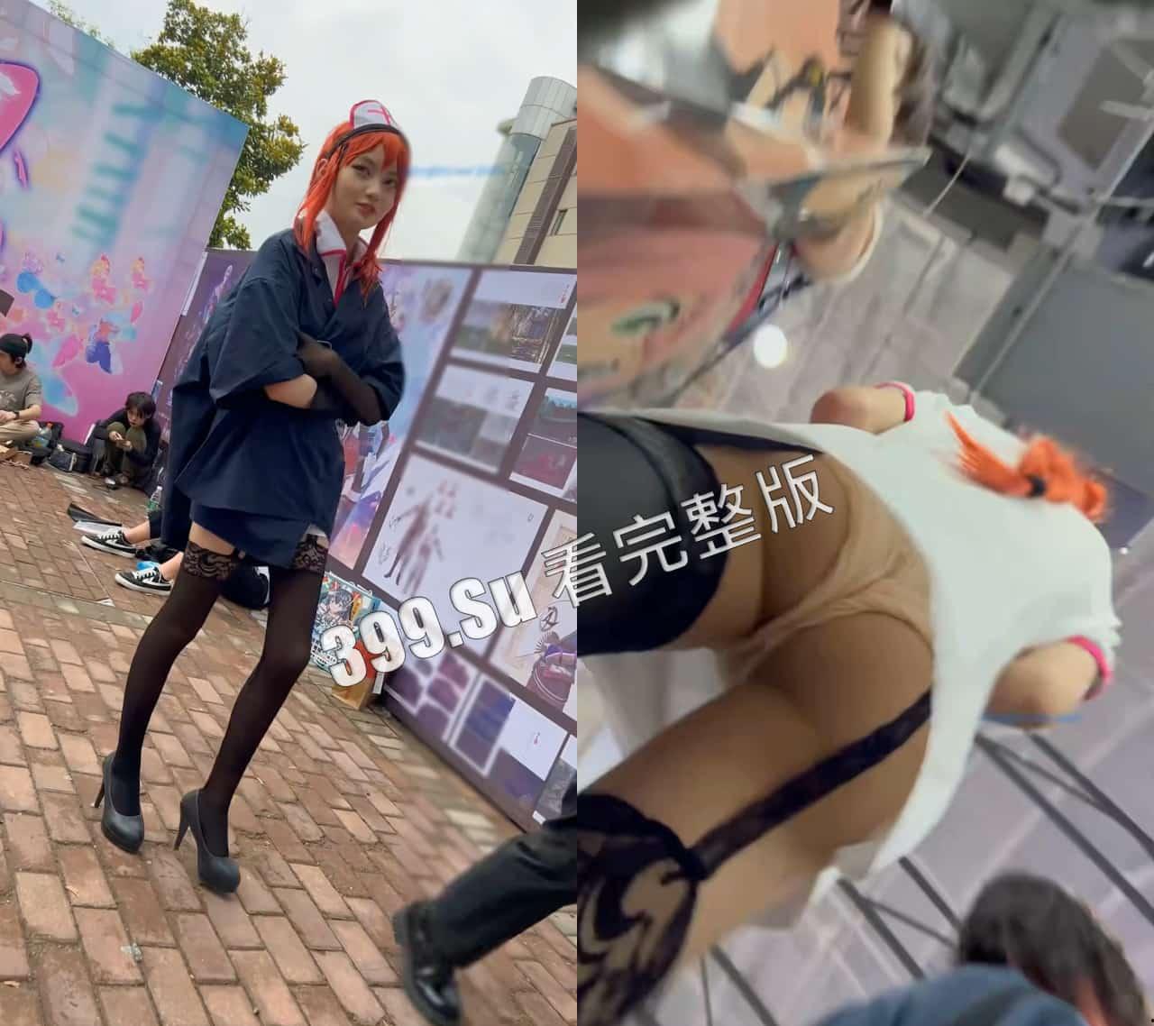 偷拍抄底 无孔不入 跟踪街拍美女 强行抄底 (商业街,女厕所,漫展,女主播 , 男友在身旁也照拍不误) (四)-3