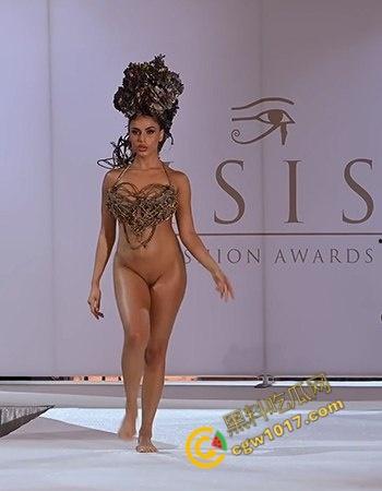 赤裸人肉T台狂肆绝伦！名模疯狂展示肉体，雪白胴体用猫步献上视觉大饱餐，美乳荡漾，宣告时尚之美！-6