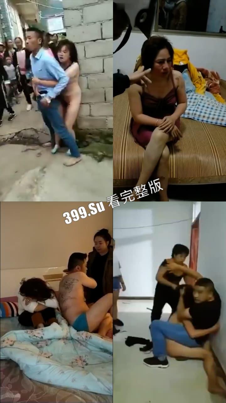 捉奸合集 抓自己亲妈的奸 小三被逼的跳崖 666(六)-3