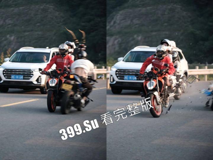 小仙女骑摩托又遭重,很快被网友通过纹身找出网上擦边照-2