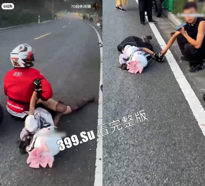 小仙女骑摩托又遭重,很快被网友通过纹身找出网上擦边照-3
