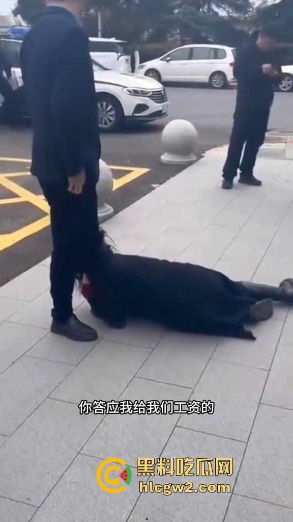 江苏女子匍匐跪地讨18万工钱!抱住腿痛哭求怜悯,欠薪公司无动于衷近20天仍赖账!-10