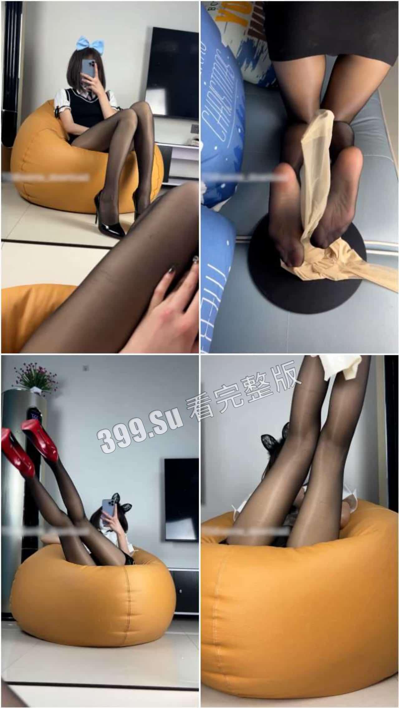 抖音20+W粉 白龙猫女  160多部微密圈视频合集（全网最全）  足控丝袜爱好者必看-17