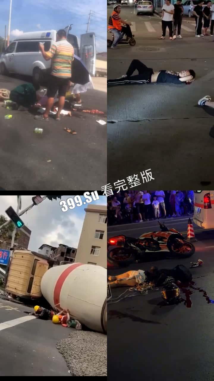 慎点！车祸现场无码合集，心理承受能力低的瓜友勿点，内有血腥场面（三）-1