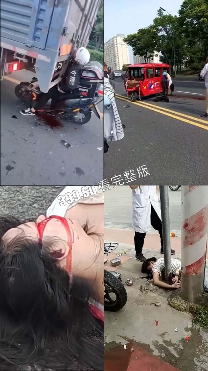 慎点！车祸现场无码合集，心理承受能力低的瓜友勿点，内有血腥场面（三）-2