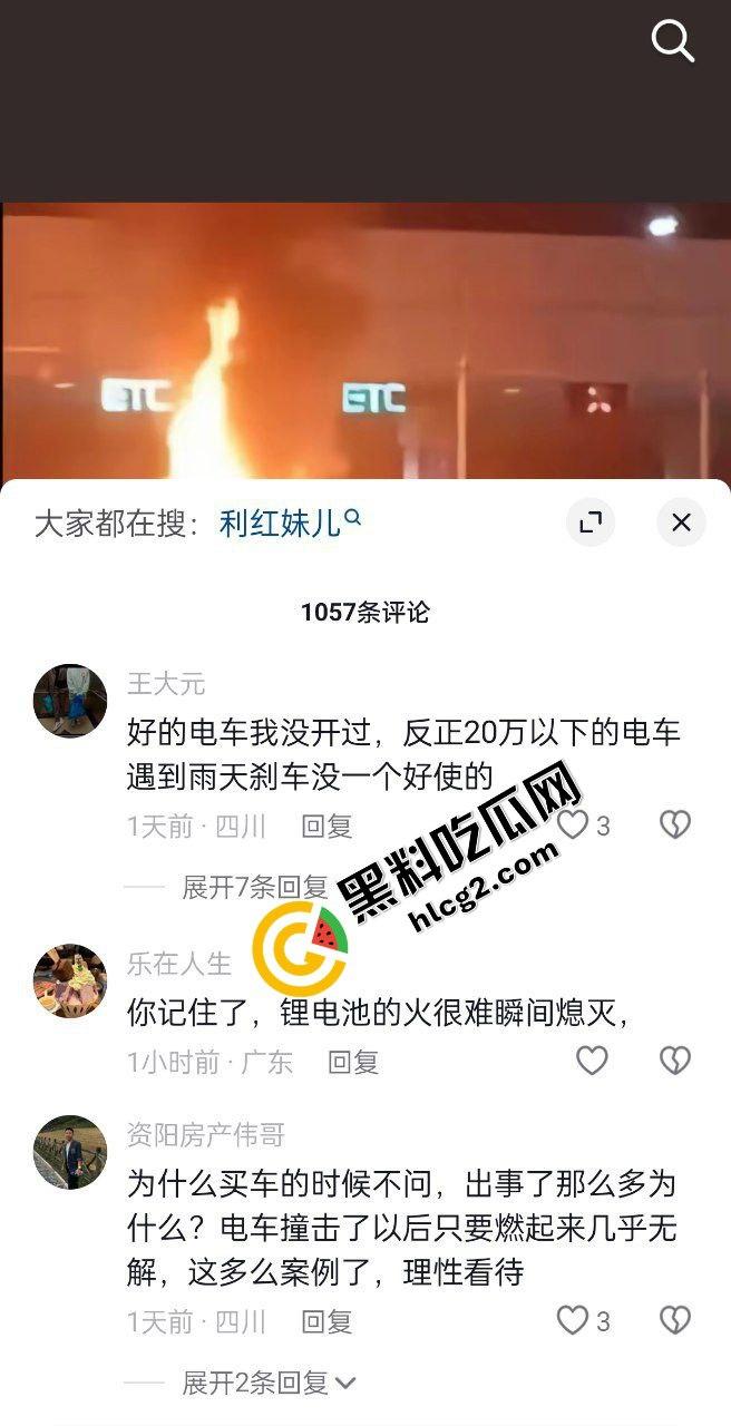 四川成都宝马新能源电车自燃事件！男子超速撞上安全岛 车毁人亡 瞬间火葬当场！-5