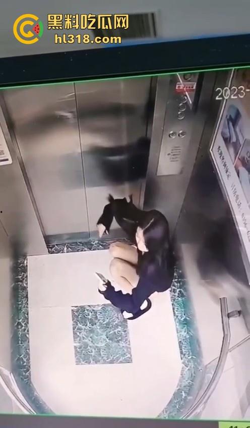 河南驻马店抖音网名【瑶.】妙龄女子当众在电梯拉屎,女子在无视监控,拉完随后淡定离开!-5