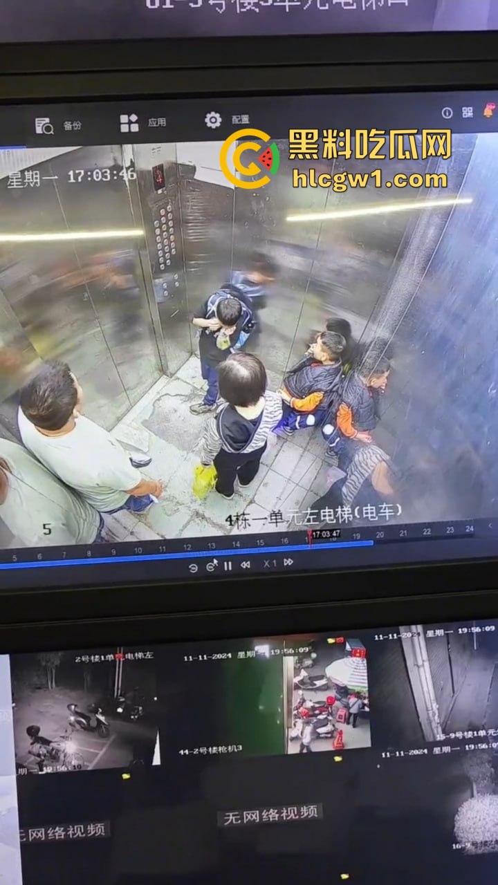 广西梧州平浪小区两个小屁孩半年电梯里撒尿,有娘生没娘教,家里是养牲口吗?-8