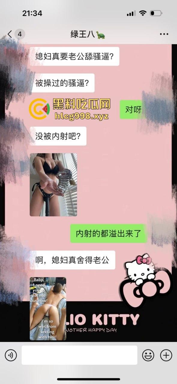 绿帽男的终极享受！娇妻变成骚贱小母狗，撅着屁股被后入，聊天记录堪称变态！-1