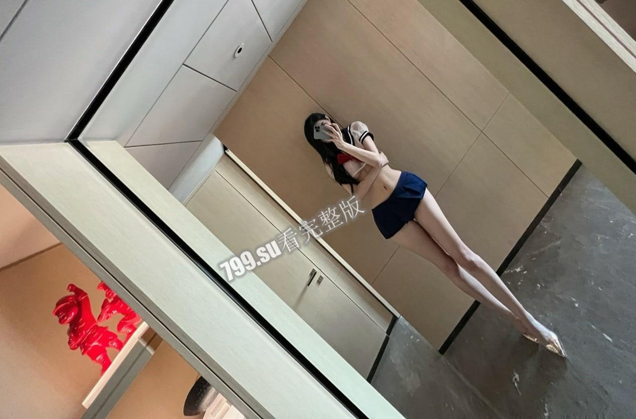 抖音百万粉丝!九头身 1.84 米红唇艳女仆葛征 土豪 1V1 视频泄漏!-25