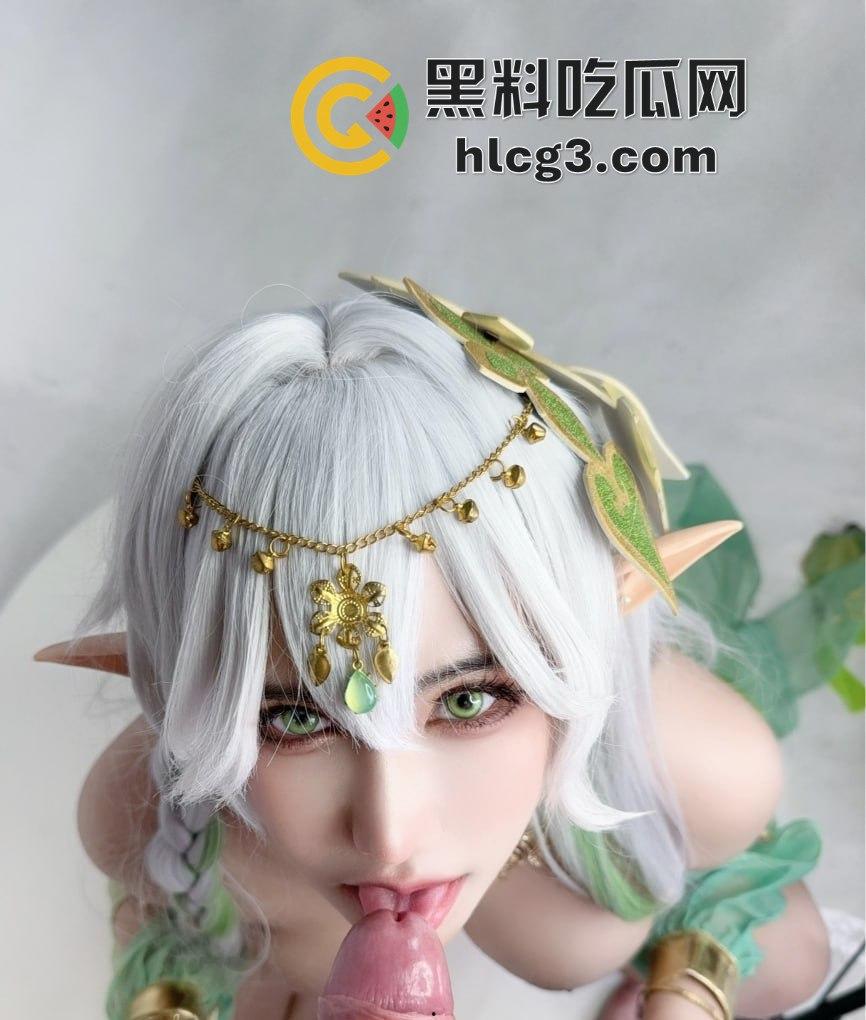 泰国绝美COSER『DreamTamu』打破次元壁!COS原神大慈树王跪地口交!女神口活无可挑剔!-8