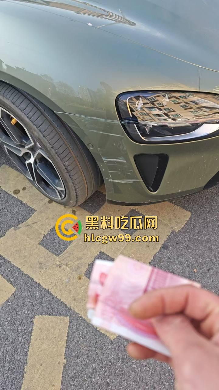 三轮车大爷溜车,撞上小米SU7,最后只赔了200!车主认栽还是精算过?这车祸到底亏不亏?-8