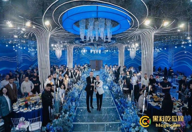 菊花一紧：成都北湖筵禧gay婚现场视频流出 打破世俗勇敢合体 男男亲亲有点怪怪的-4